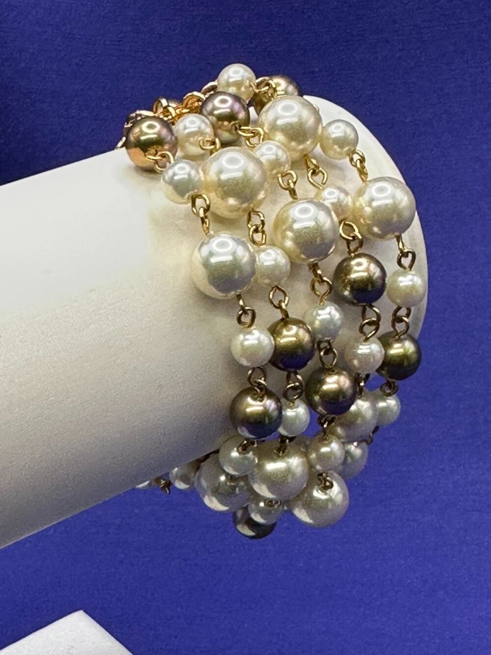Cezanne Multi-Strand Faux Pearl Bracelet